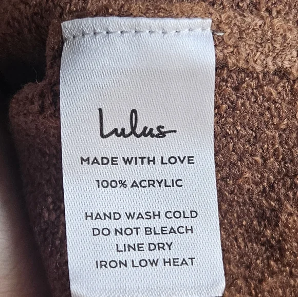 Lulus Brown Cutout Midi Sweater Dress in Women's M - Picture 11 of 16